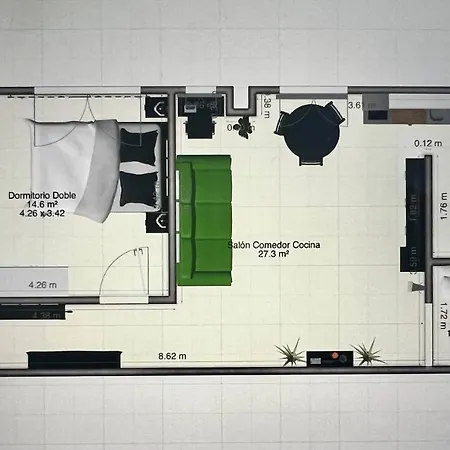 Appartement Céntrico Y Acogedor Eva Santa-Cruz de Ténérife